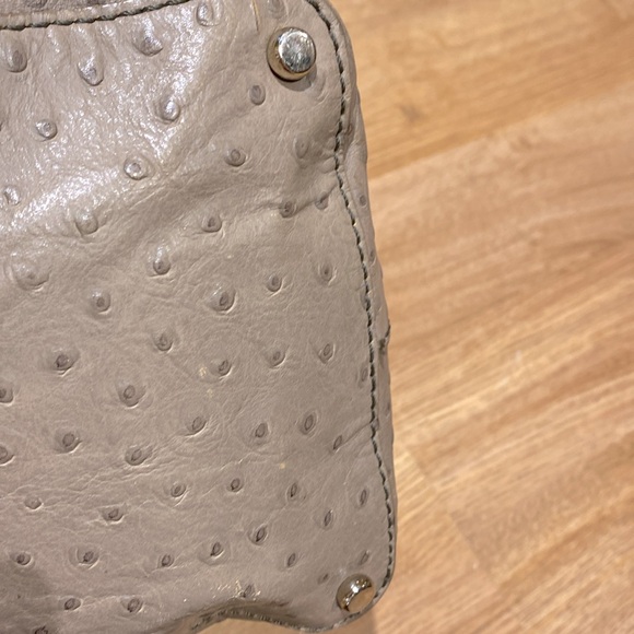 Kate Spade Ostrich Leather Windsor Square Bag Tote - Picture 6 of 6